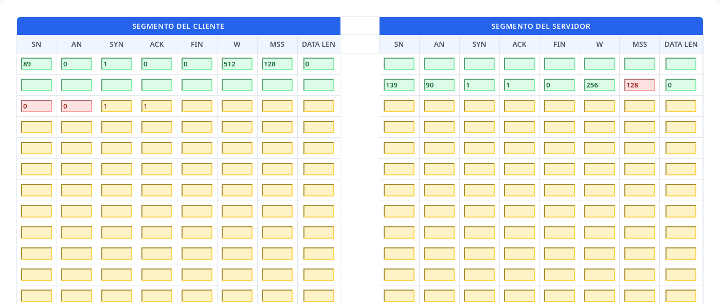 Vista previa ejercicios TCP